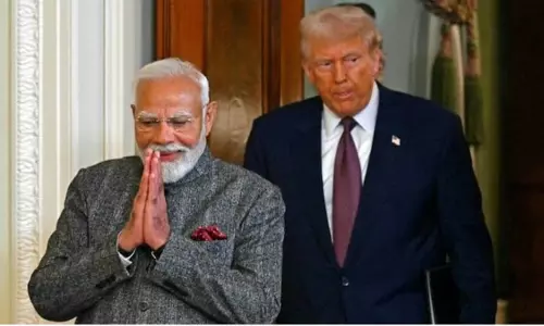 मोदी ट्रंप के दबाव में झुक रहे हैं: CPI महासचिव मोदी ट्रंप के दबाव में झुक रहे हैं: CPI महासचिव