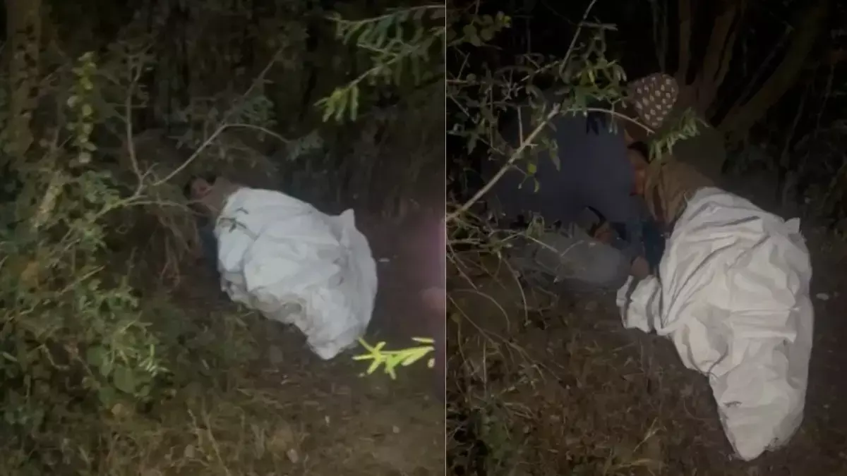 Rajouri: जम्मू-कश्मीर के राजौरी में झाड़ियों में बोरे में हाथ-पैर बंधे हुए महिला मिली