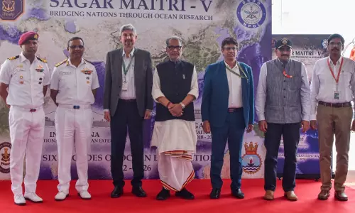 INS सागरध्वनि को 8 IOR देशों के साथ रिसर्च कोलेबोरेशन के लिए रवाना INS सागरध्वनि को 8 IOR देशों के साथ रिसर्च कोलेबोरेशन के लिए रवाना