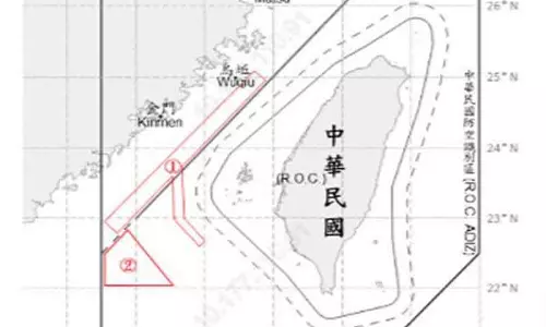 Taiwan ने अपने इलाके के पास PLA के दो विमानों की उड़ानें देखीं
