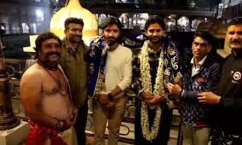 Nitish Reddy महाकालेश्वर ज्योतिर्लिंग मंदिर में भस्म आरती में शामिल हुए Nitish Reddy महाकालेश्वर ज्योतिर्लिंग मंदिर में भस्म आरती में शामिल हुए