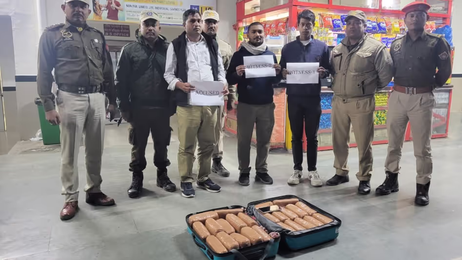 ब्रह्मपुत्र मेल में 25 kg गांजा ज़ब्त, GRP ने असम के बोंगाईगांव में बिहार के एक आदमी को गिरफ़्तार ब्रह्मपुत्र मेल में 25 kg गांजा ज़ब्त, GRP ने असम के बोंगाईगांव में बिहार के एक आदमी को गिरफ़्तार