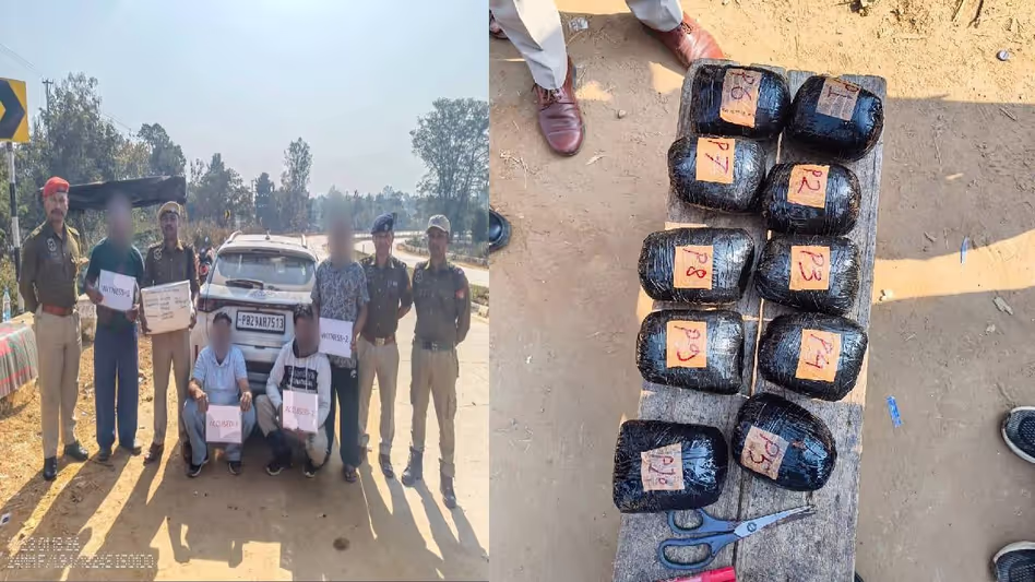 Assam पुलिस ने कार्बी आंगलोंग में 70 लाख रुपये का प्रतिबंधित सामान जब्त