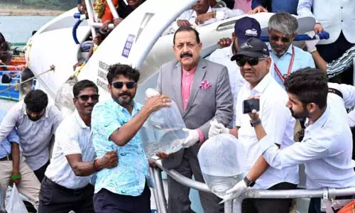 Dr Jitendra ने अंडमान सागर से भारत की पहली ‘समुद्री मछली पालन’ परियोजना का शुभारंभ किया Dr Jitendra ने अंडमान सागर से भारत की पहली ‘समुद्री मछली पालन’ परियोजना का शुभारंभ किया