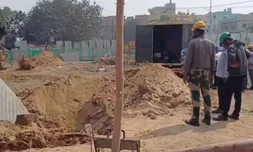 Cuttack के सीडीए इलाके में कंस्ट्रक्शन के दौरान गैस पाइपलाइन फट गई