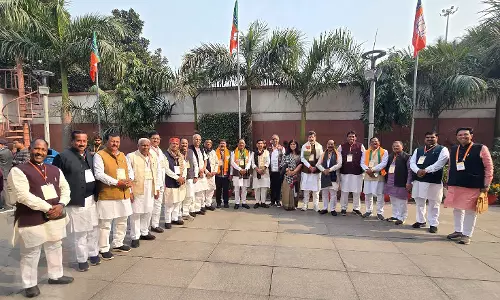दिल्ली बीजेपी दफ्तर में छग के वरिष्ठ नेताओं ने राष्ट्रीय अध्यक्ष चुनाव में दिखाई सहभागिता