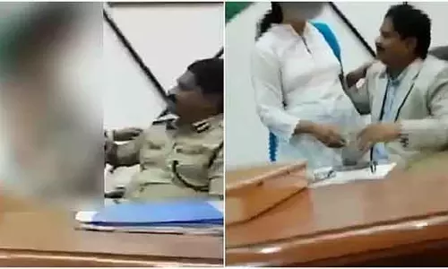 DGP रामचंद्र राव ने ऑफिस में रास लीला की; CM ने होम डिपार्टमेंट को रिपोर्ट देने का निर्देश दिया DGP रामचंद्र राव ने ऑफिस में रास लीला की; CM ने होम डिपार्टमेंट को रिपोर्ट देने का निर्देश दिया