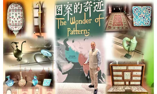 Shanghai में लौवर प्रदर्शनी में भारत की साझा ज्यामितीय कला Shanghai में लौवर प्रदर्शनी में भारत की साझा ज्यामितीय कला