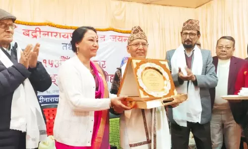 Sikkim : ज्ञानेंद्र खातीवाड़ा को बद्रीनारायण प्रधान मेमोरियल अवॉर्ड से सम्मानित किया गया