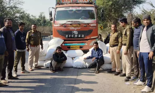 गांजा तस्करी पर बड़ा प्रहार, पुलिस ने 4 करोड़ 75 लाख का गांजा किया जब्त