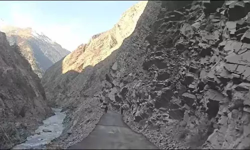 खराब मौसम की वजह से Kilar-Thirot-Tandi सड़क के काम में देरी