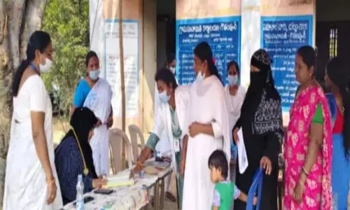 TB Mukt Bharat के तहत गौतमपुर और सेविंग प्लेन में टीबी स्क्रीनिंग कैंप लगाया गया