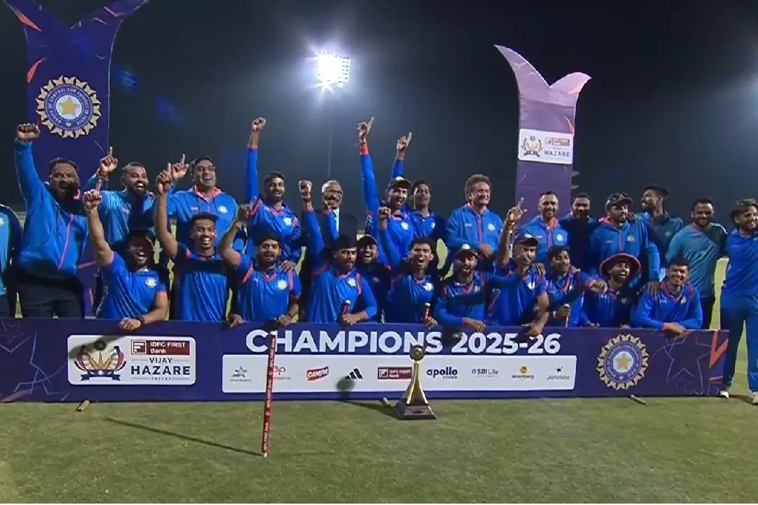 Vijay Hazare Trophy: अथर्व तायडे के शतक से विदर्भ चैंपियन Vijay Hazare Trophy: अथर्व तायडे के शतक से विदर्भ चैंपियन