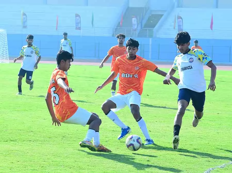 State ओलंपिक्स फुटबॉल टूर्नामेंट: मैसूर सेमीफाइनल में पहुंचा State ओलंपिक्स फुटबॉल टूर्नामेंट: मैसूर सेमीफाइनल में पहुंचा