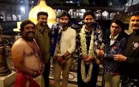 Nitish Reddy महाकालेश्वर ज्योतिर्लिंग मंदिर में भस्म आरती में शामिल हुए Nitish Reddy महाकालेश्वर ज्योतिर्लिंग मंदिर में भस्म आरती में शामिल हुए