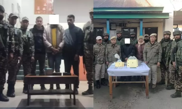 Manipur: इंफाल पश्चिम, थौबल में कफ सिरप, हेरोइन के साथ दो लोग गिरफ्तार Manipur: इंफाल पश्चिम, थौबल में कफ सिरप, हेरोइन के साथ दो लोग गिरफ्तार