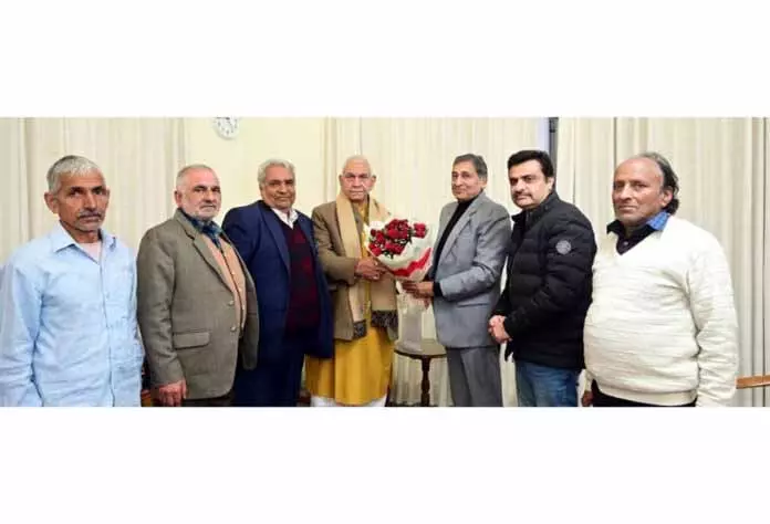 प्रतिनिधिमंडल ने एलजी से मुलाकात की, GHS Nomen के अपग्रेडेशन की मांग की प्रतिनिधिमंडल ने एलजी से मुलाकात की, GHS Nomen के अपग्रेडेशन की मांग की