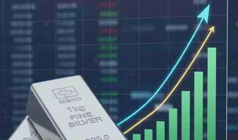Silver की कीमतों में लगातार उछाल.. एक किलो चांदी की कीमत 3 लाख रुपये के पार Silver की कीमतों में लगातार उछाल.. एक किलो चांदी की कीमत 3 लाख रुपये के पार