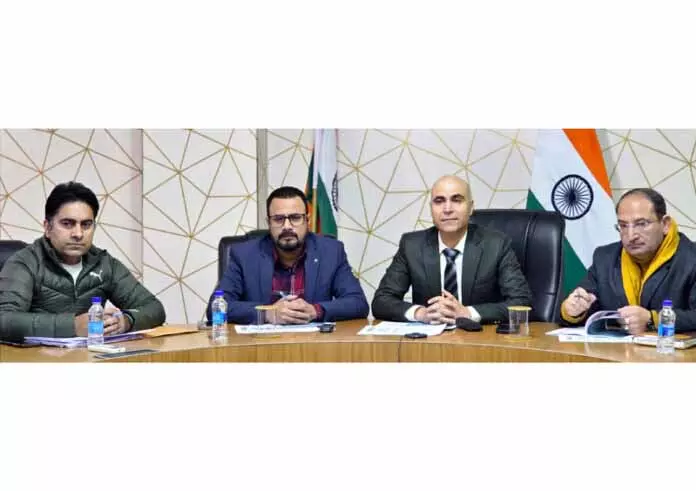DC Kishtwar ने भूमि रिकॉर्ड के डिजिटलीकरण की प्रगति की समीक्षा की DC Kishtwar ने भूमि रिकॉर्ड के डिजिटलीकरण की प्रगति की समीक्षा की