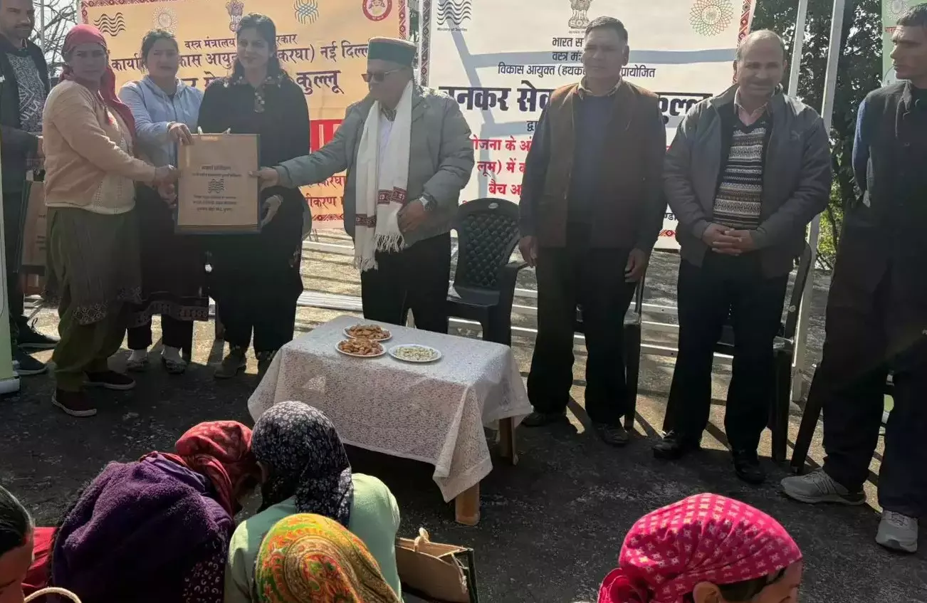 Mandi: हैंडलूम उद्योग में सुधार के लिए बुनकरों को 45 दिन का प्रशिक्षण Mandi: हैंडलूम उद्योग में सुधार के लिए बुनकरों को 45 दिन का प्रशिक्षण
