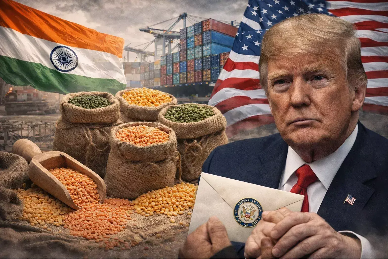 Washington: भारत की दाल पर टैरिफ से अमेरिका बौखलाया Washington: भारत की दाल पर टैरिफ से अमेरिका बौखलाया