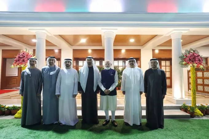 PM मोदी ने UAE राष्ट्रपति अल नाहयान व उनके परिवार के भारत दौरे पर जताई खुशी PM मोदी ने UAE राष्ट्रपति अल नाहयान व उनके परिवार के भारत दौरे पर जताई खुशी