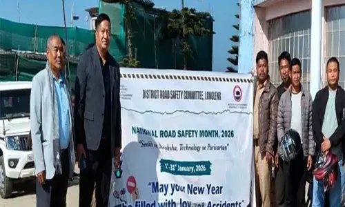 Nagaland: राष्ट्रीय सड़क सुरक्षा महीना मनाया गया Nagaland: राष्ट्रीय सड़क सुरक्षा महीना मनाया गया