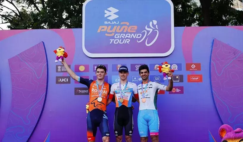 फर्गस ब्राउनिंग ने पुणे ग्रैंड टूर 2026 के शुरू होने पर प्रोलॉग का दावा किया फर्गस ब्राउनिंग ने पुणे ग्रैंड टूर 2026 के शुरू होने पर प्रोलॉग का दावा किया