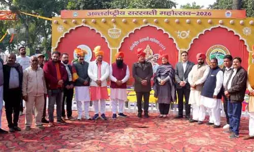 Kurukshetra पेहोवा में सरस मेले के साथ सरस्वती महोत्सव शुरू