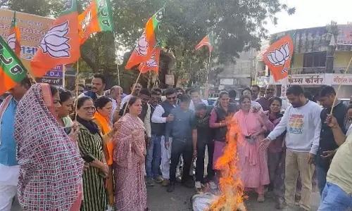 कांग्रेस विधायक की टिप्पणी से महिलाओं की गरिमा को ठेस पहुंची: BJP