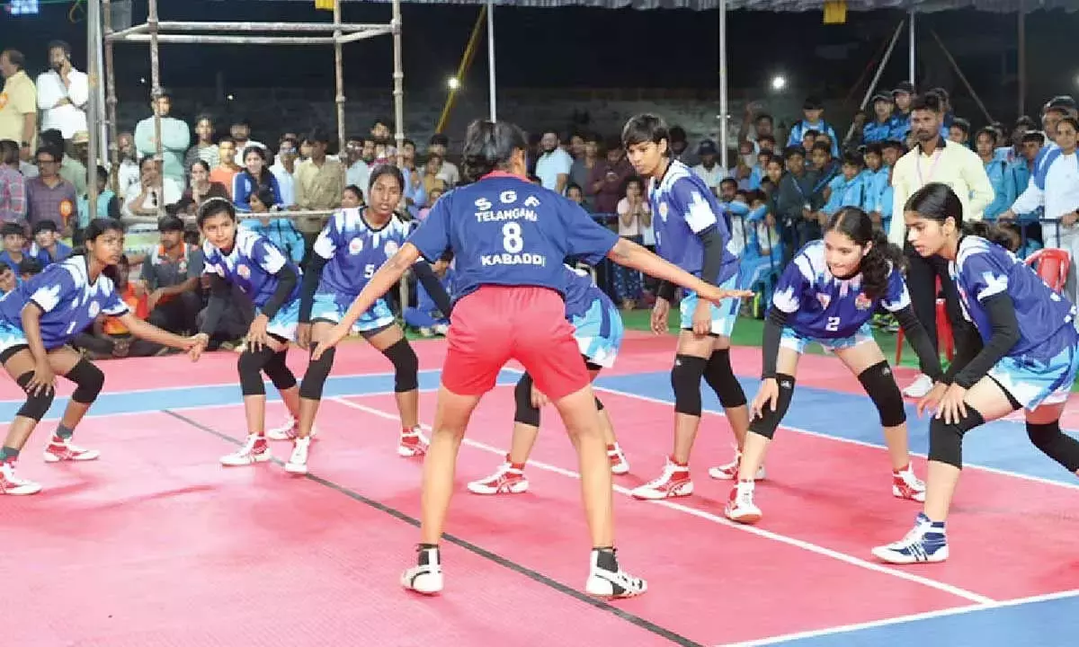 School गेम्स अंडर-14 लड़कियों की कबड्डी चैंपियनशिप शुरू हुई School गेम्स अंडर-14 लड़कियों की कबड्डी चैंपियनशिप शुरू हुई