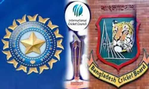 Sports: T20 वर्ल्ड कप पर BCB का बड़ा बयान, बांग्लादेश की भागीदारी पर सस्पेंस Sports: T20 वर्ल्ड कप पर BCB का बड़ा बयान, बांग्लादेश की भागीदारी पर सस्पेंस