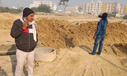 सड़क पर धुल रखने पर 5 हजार जुर्माने की कार्रवाई