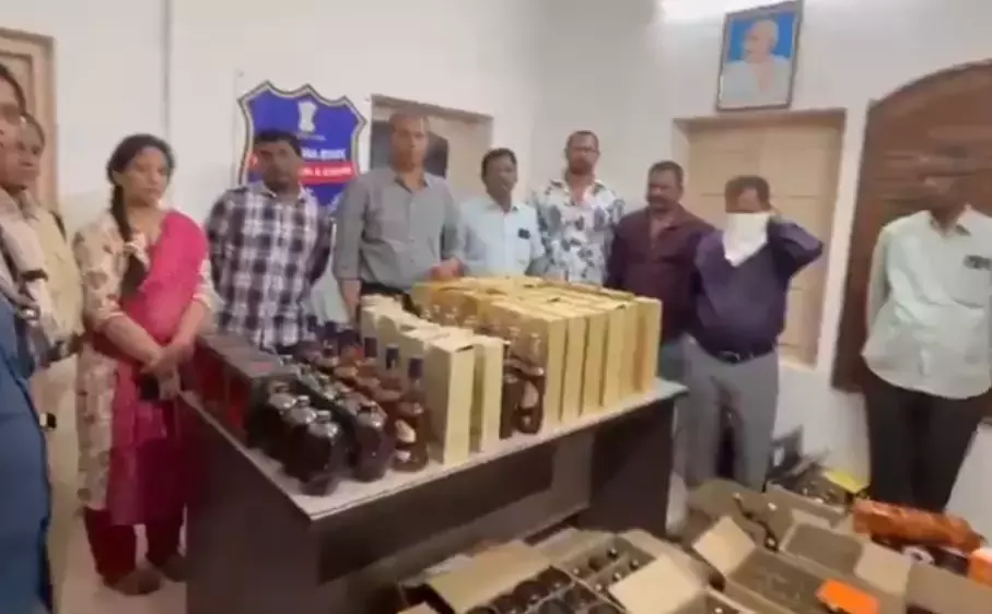 सिकंदराबाद में NDPL शराब ज़ब्त