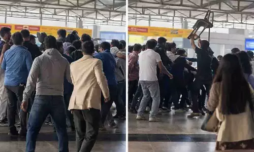 मेरठ: IMT यूनिवर्सिटी में छात्र झड़प, हिंसक हालात