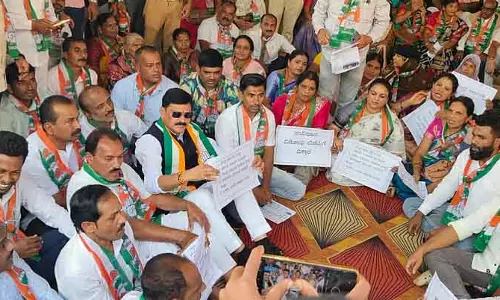 जॉब गारंटी के नेचर में बदलाव: Congress ने केंद्र के खिलाफ विरोध प्रदर्शन किया