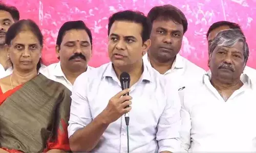 KTR ने कहा कि बीआरएस नोटिस के बावजूद कांग्रेस से सवाल पूछना जारी रखेगी