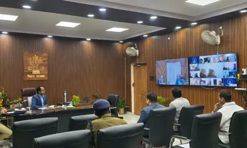 बिहार: नवादा में सरस्वती पूजा पर विधि एवं शांति व्यवस्था को लेकर समीक्षा बैठक बिहार: नवादा में सरस्वती पूजा पर विधि एवं शांति व्यवस्था को लेकर समीक्षा बैठक