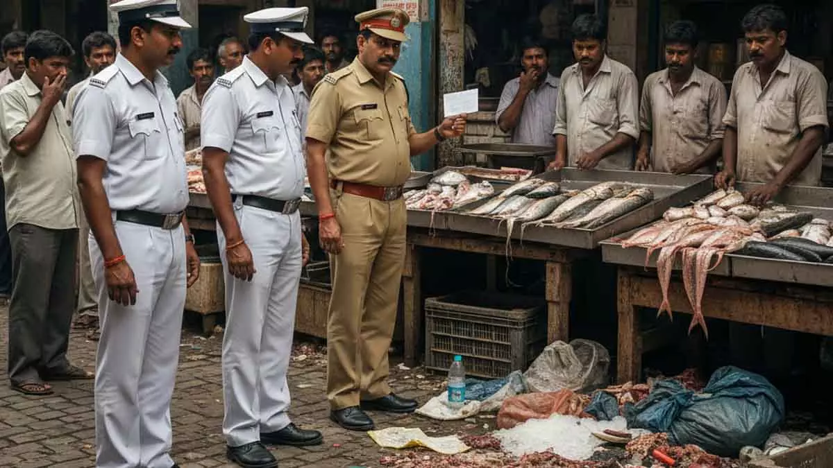 Indore : मच्छी बाज़ार में कचरा मिलने पर सफ़ाई इंस्पेक्टरों पर जुर्माना Indore : मच्छी बाज़ार में कचरा मिलने पर सफ़ाई इंस्पेक्टरों पर जुर्माना