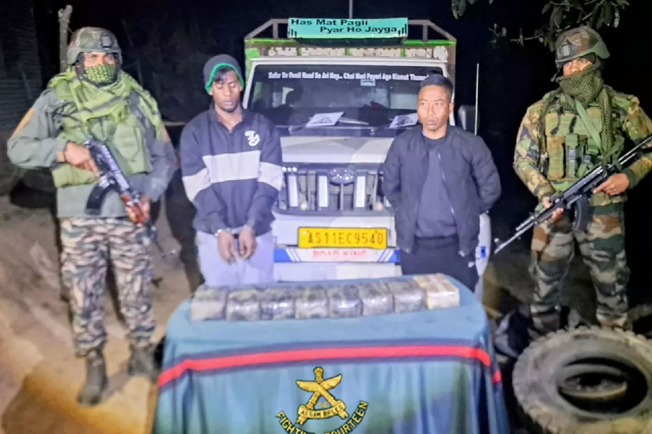 Mizoram में 28.17 करोड़ रुपये की ड्रग्स जब्त, एक गिरफ्तार Mizoram में 28.17 करोड़ रुपये की ड्रग्स जब्त, एक गिरफ्तार