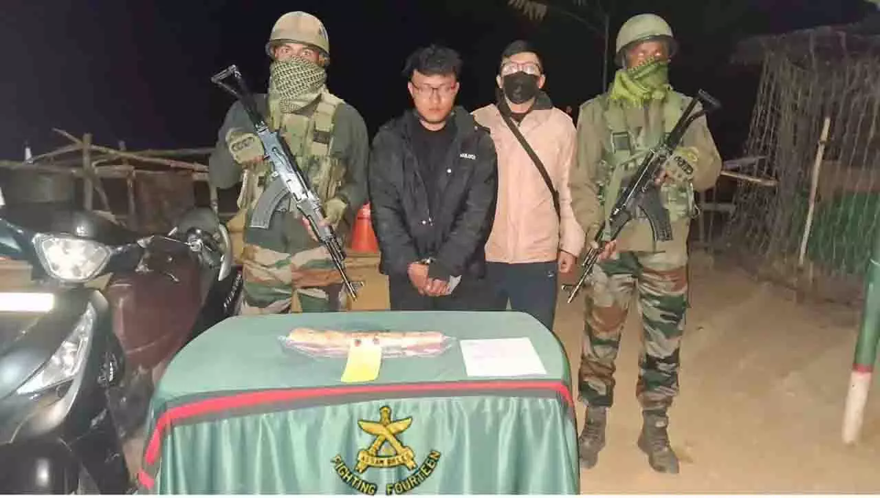 Assam, मणिपुर, मिजोरम में 4.65 करोड़ रुपये की ड्रग्स ज़ब्त, चार लोग गिरफ्तार Assam, मणिपुर, मिजोरम में 4.65 करोड़ रुपये की ड्रग्स ज़ब्त, चार लोग गिरफ्तार