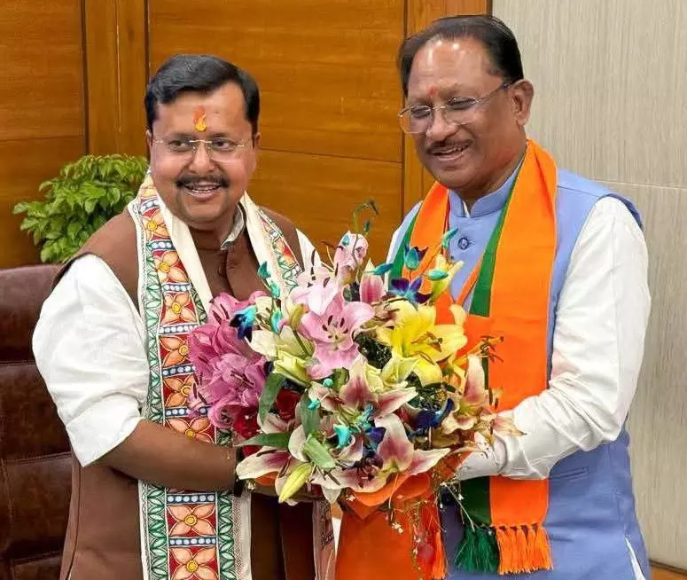 नबीन जी के नेतृत्व में भाजपा बनेगी अजेय शक्ति! : CM विष्णुदेव साय नबीन जी के नेतृत्व में भाजपा बनेगी अजेय शक्ति! : CM विष्णुदेव साय