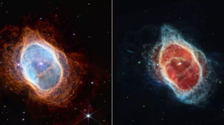 Ring Nebula के अंदर अजीब लोहे की लकीर ने नए सवाल खड़े किए Ring Nebula के अंदर अजीब लोहे की लकीर ने नए सवाल खड़े किए