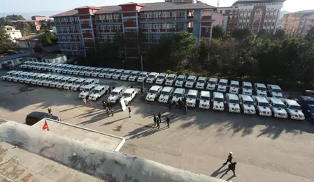 भारत की चुनावी मदद: नेपाल को पहली खेप में सौंपे 60 से ज्यादा वाहन भारत की चुनावी मदद: नेपाल को पहली खेप में सौंपे 60 से ज्यादा वाहन