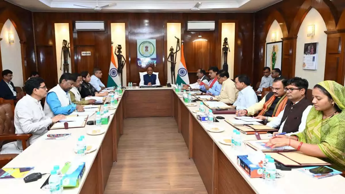 साय कैबिनेट की बैठक कल सुबह 10:30 बजे मुख्यमंत्री हाउस में साय कैबिनेट की बैठक कल सुबह 10:30 बजे मुख्यमंत्री हाउस में