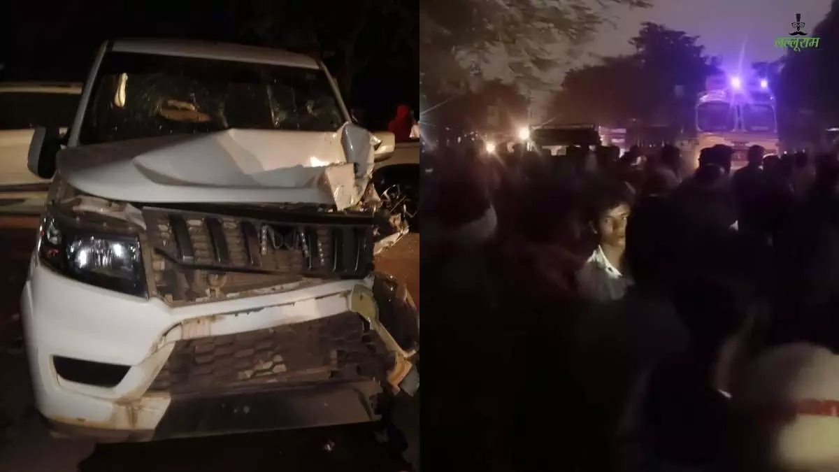 तेज रफ्तार बोलेरो ने टैक्सी और बाइक को टक्कर मारी, 9 लोग घायल तेज रफ्तार बोलेरो ने टैक्सी और बाइक को टक्कर मारी, 9 लोग घायल