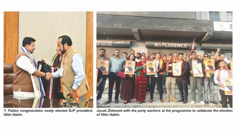 Nagaland : वाई. पैटन, बीजेपी नागालैंड ने नितिन नवीन को बधाई दी