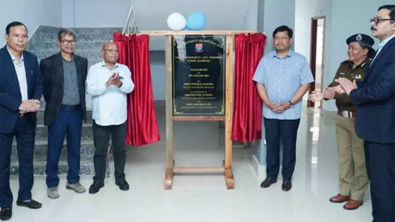 Meghalaya : मेघालय के मुख्यमंत्री ने आतंकवाद विरोधी स्कूल का उद्घाटन किया