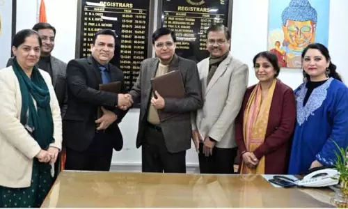 जेयू में सेंटर फॉर डिस्टेंस एंड ऑनलाइन एजुकेशन ने NIELIT के साथ MoU साइन किया जेयू में सेंटर फॉर डिस्टेंस एंड ऑनलाइन एजुकेशन ने NIELIT के साथ MoU साइन किया