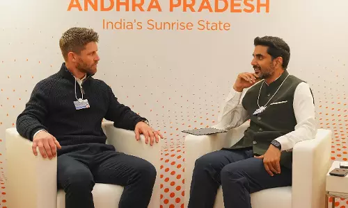 Andhra के मंत्री नारा लोकेश ने दावोस WEF 2026 में निवेश को बढ़ावा दिया Andhra के मंत्री नारा लोकेश ने दावोस WEF 2026 में निवेश को बढ़ावा दिया